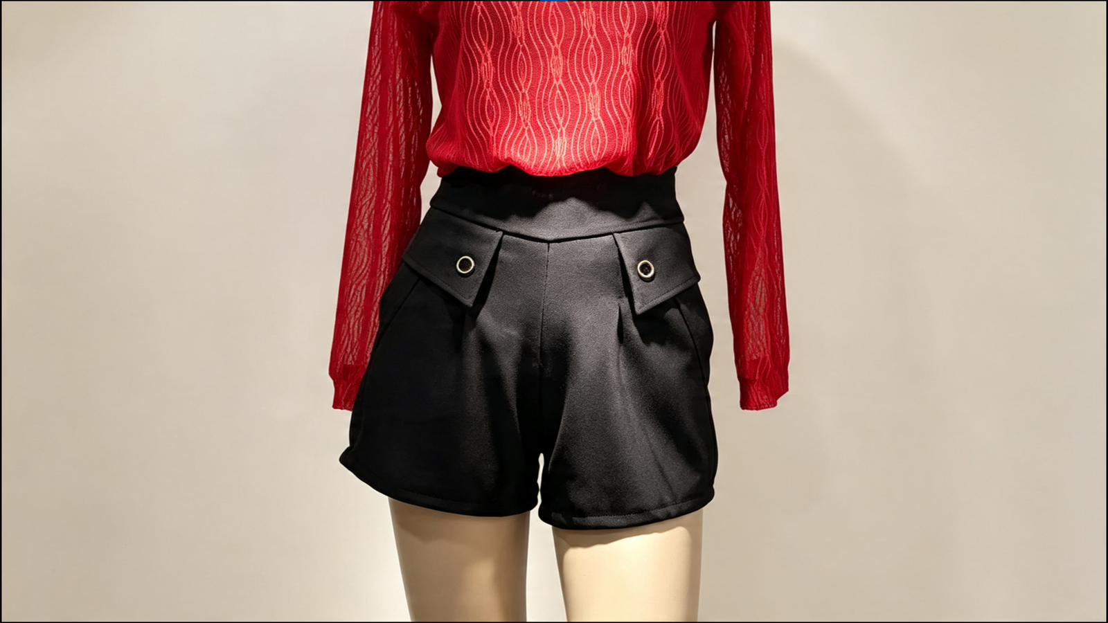 Calça reta